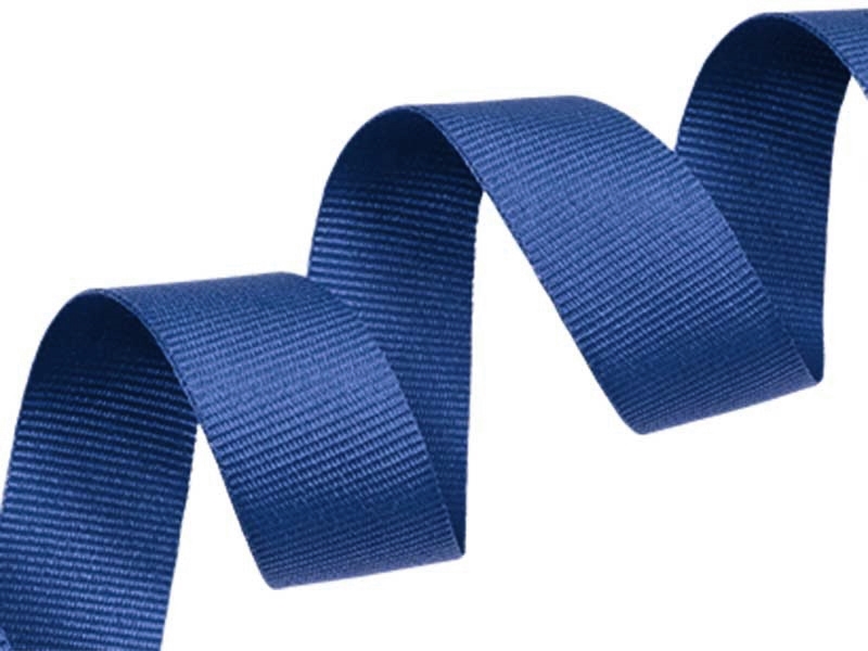 Grosgrain ribbon 20 mm/0,40 mm navy blue (115)