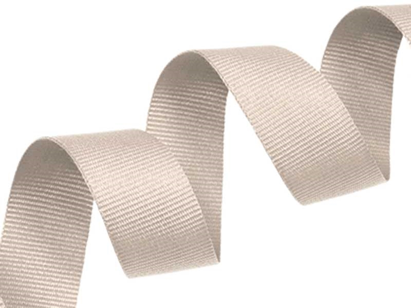 Grosgrain ribbon 20 mm/0,40 mm light beige (122)