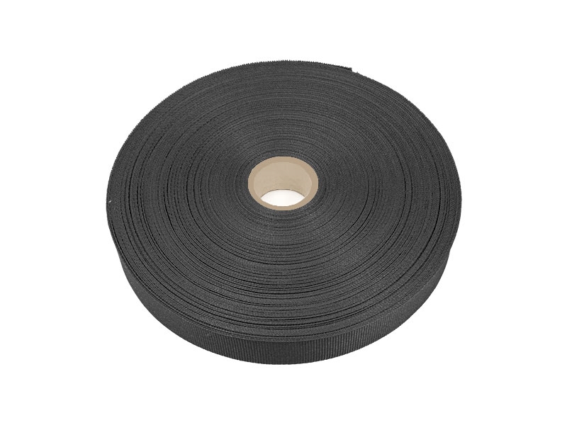 Grosgrain ribbon 20 mm/0,40 mm graphite (301)