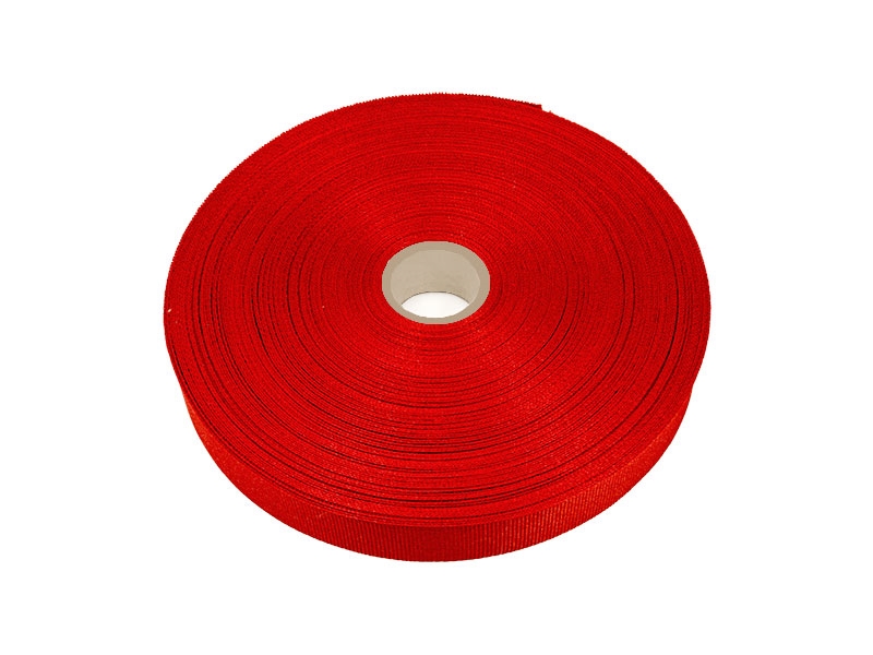 Rypsová stuha 20 mm/0,40 mm červená (171)