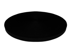 20 mm rypsová stuha černá (580)