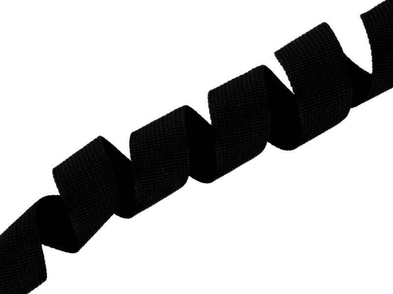 Grosgrain Webbing 25 mm (580) black