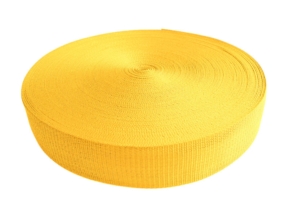 Polypropylene carrier tape 15 mm / 1.3 mm yellow (178)