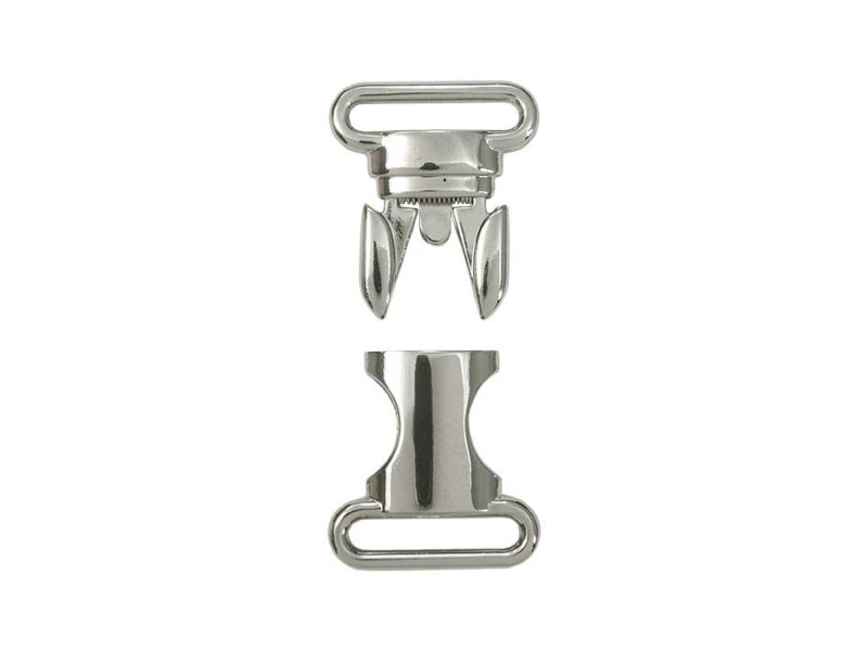 Klamra metalowa 20 mm 0324-3025 nikiel połysk