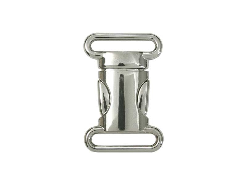 Klamra metalowa 25 mm 0324-3025 nikiel połysk