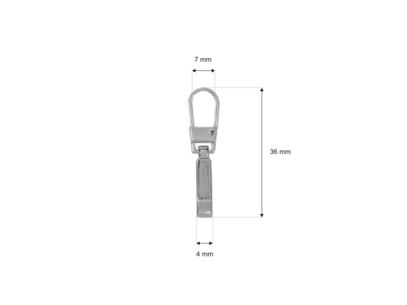 STRING DECORATIVE PULLER (0220) NICKEL 100 PCS