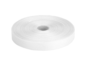 Taśma lamówka pasmanteryjna  20 mm/0,35 mm (501) biała