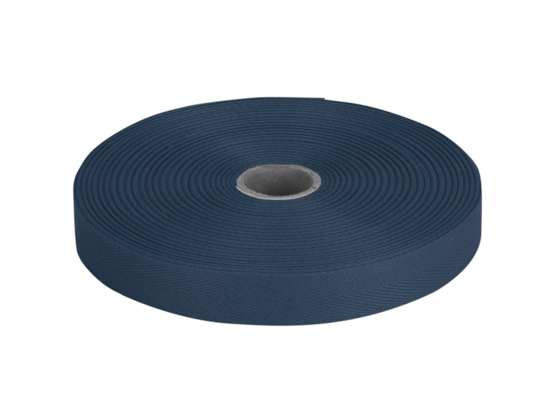 Taśma lamówka pasmanteryjna  15 mm/0,35 mm (058) granatowa