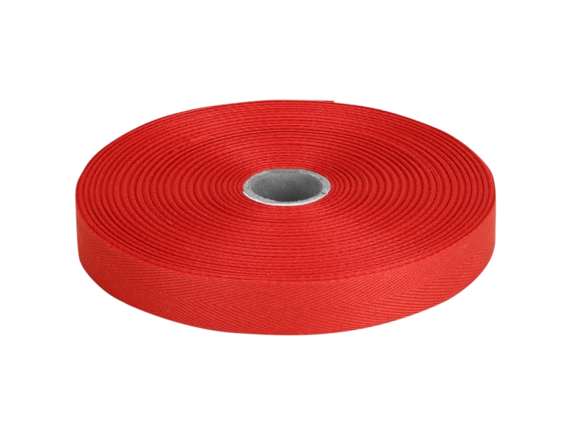 Cotton Twill Tape 15 mm/0,35 mm red (620)