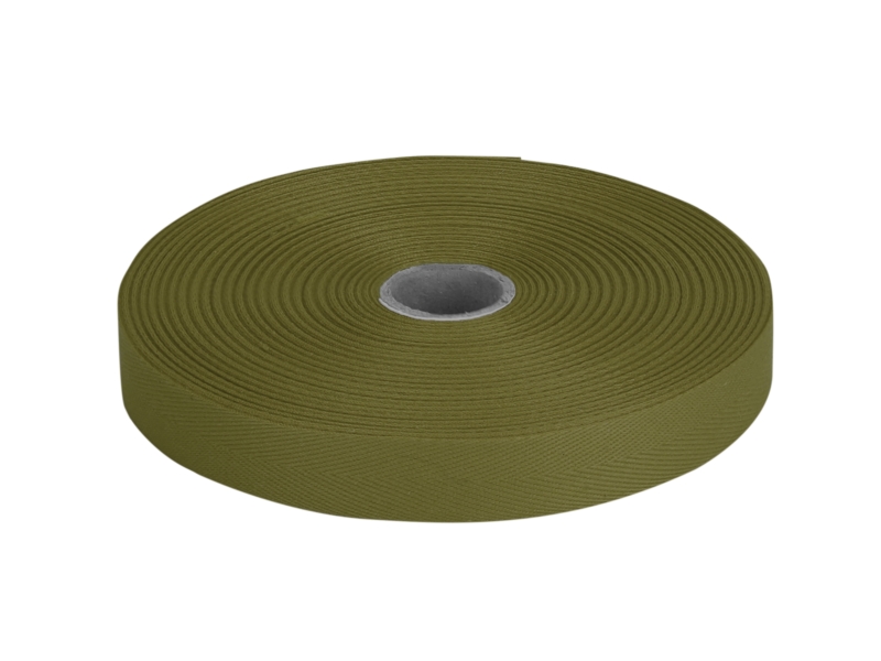 Baumwollköperband 15 mm/0,35 mm Khaki (305)
