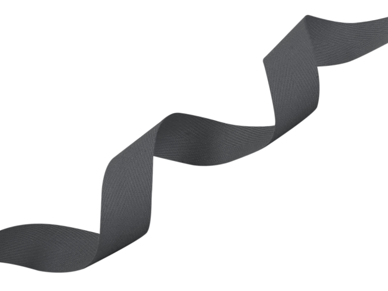 Cotton Twill Tape 15 mm/0,35 mm light grey (134)