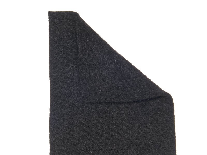 PES NONWOVEN FABRICS WARMING 250 BLACK 150 CM 1 MB
