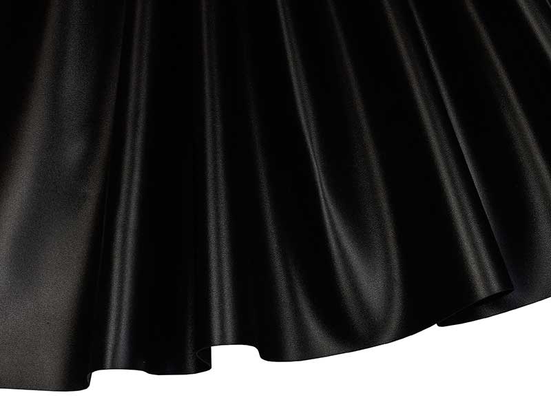 POLYESTER FABRIC MICROFIBRA BLACK 580 148 CM 1 MB
