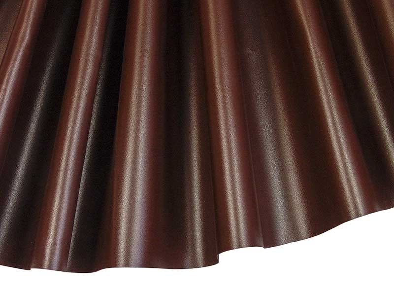 POLYESTER-STOFF MICROFIBRA DUNKELBRAUN 141 148 CM 1 LM