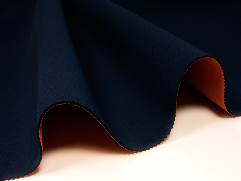 Neoprene 3 mm orange-navy blue (523/919)