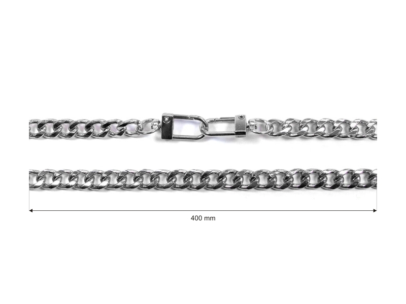 Handtaschenkette mit karabinerhaken 1003 bianka nickel