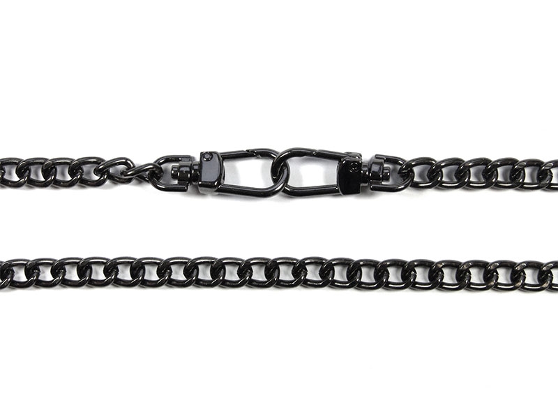 Handtaschenkette mit karabinerhaken 1010 coco schwarzer nickel