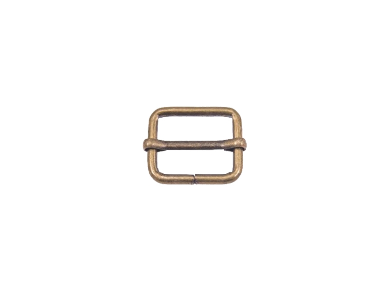 METALLSCHIEBER 20/15/2,5 MM ALTGOLD DRAHT 100   ST.