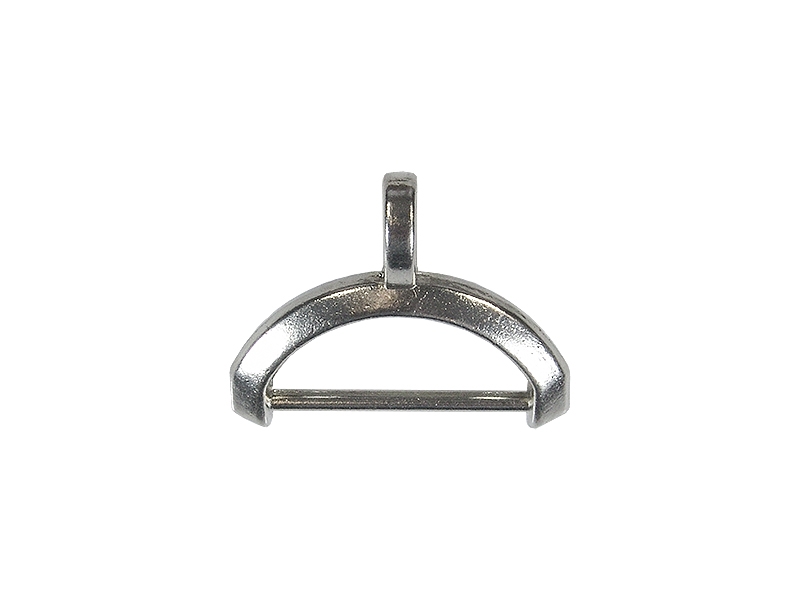 Półkole metalowe 30/12/7 mm nikiel odlew