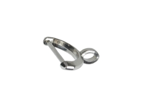Półkole metalowe 30/12/7 mm nikiel odlew