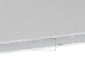 Dzianina dystansowa 3D 1200 g/m2 biała - 4