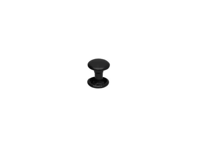 METAL   RIVET TWO-SIDED LUX 8/3/9 MM MATT BLACK