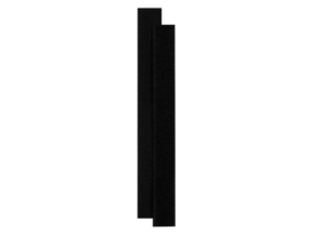 Taśma rzep  mix czarne paski 60 x 20 cm pes/nylon pętelka + haczyk