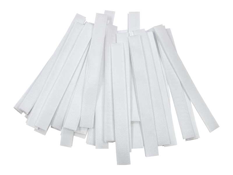 Velcro tape mix white stripes 60 x 20 cm pes/nylon loop + hook