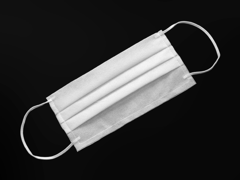 Disposable protective mask (2 layers)