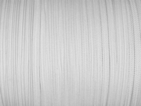 Plochá pletená gumička 5 mm (501) bílý polyester