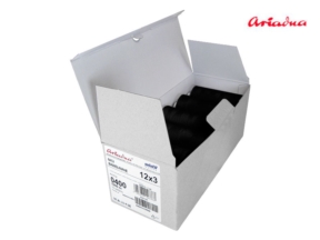 Nici bawełniane czarne 1000 m x 10 szt