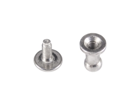 Knopik metalowy 4/3/6/8 mm nikiel.