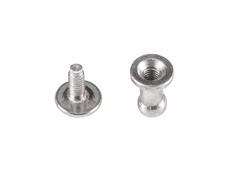 KNOPIK 4/3/6/8  MM NICKELGLANZ