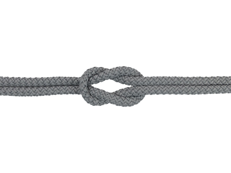 Polyesterová šňůra 6 mm šedá (134)