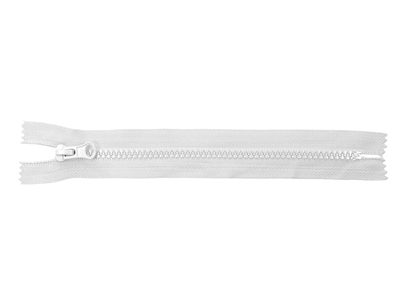 REIßVERSCHLUSS 5 NICHT TEILBAR 20 cm  (501) WEIß 50 ST.