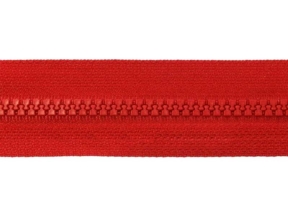 Zamek błyskawiczny kostkowy 5 rozdzielczy 40 cm auto lock  (171) czerwony