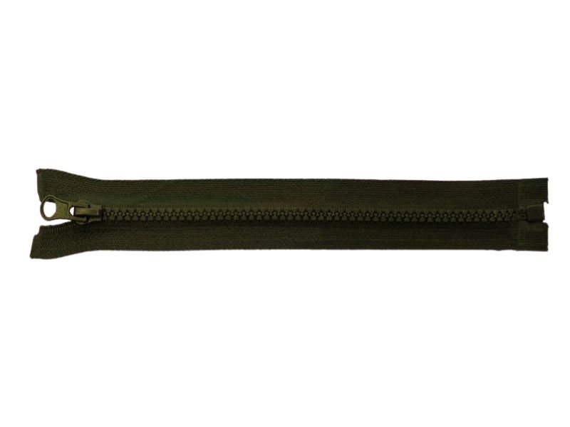 REIßVERSCHLUSS 5 TEILBAR 40  cm (175) MILITÄRGRÜN   50 ST.