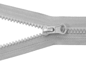 Zamek błyskawiczny kostkowy 5 rozdzielczy 45 cm auto lock  (336) jasnoszary