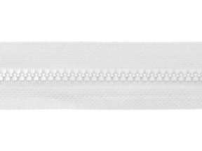 Zamek błyskawiczny kostkowy 5 rozdzielczy 45 cm auto lock  (501) biały