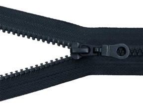 Zamek błyskawiczny kostkowy 5 rozdzielczy 55 cm auto lock  (058) granatowy
