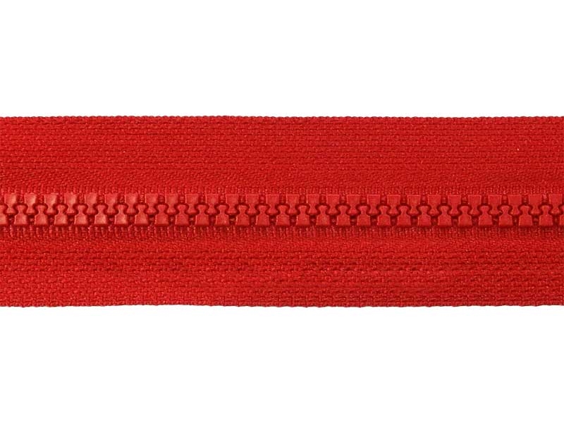 PLASTIC READY ZIPPER 5 OPEN END 80 cm (171) RED 50 PCS