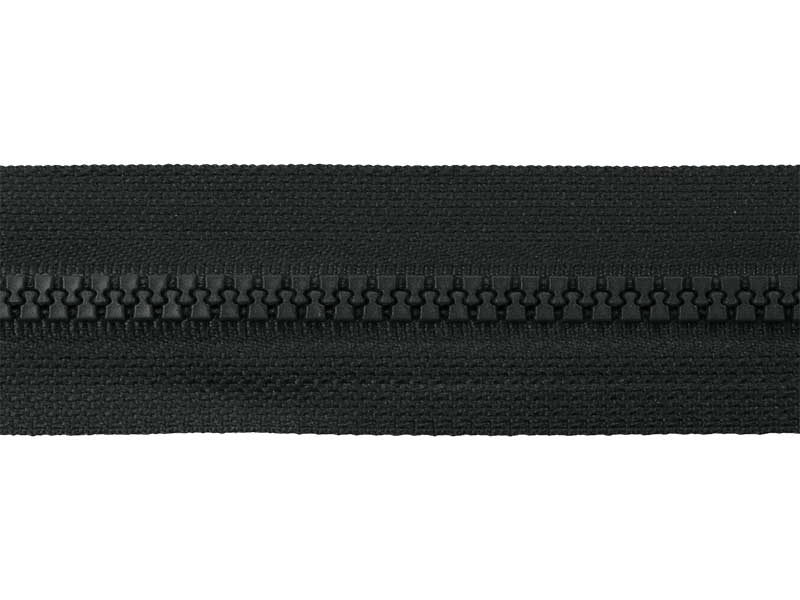 PLASTIC READY ZIPPER 5 OPEN END 75 cm (301) GRAPHITE 50 PCS