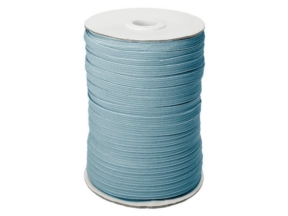 Flachgestricktes Gummiband 7 mm Polyester (546) hellblau