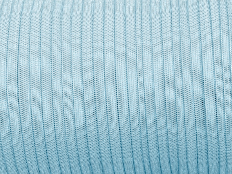 Plochá pletená gumička 7 mm polyester (351) modrá