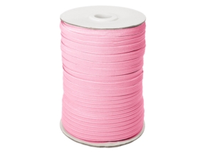 Flachgestricktes Gummiband 7 mm Polyester (552) hellrosa