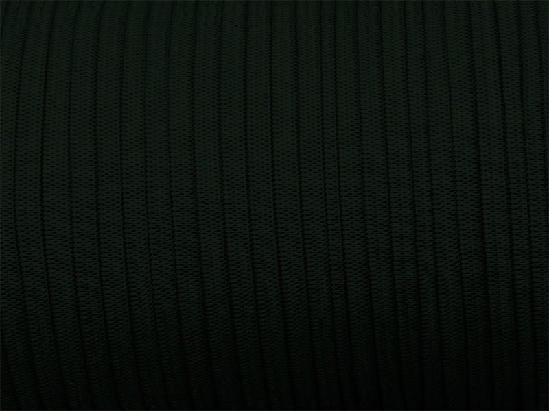 Flat knitted elastic band 7 mm polyester (017) dark green