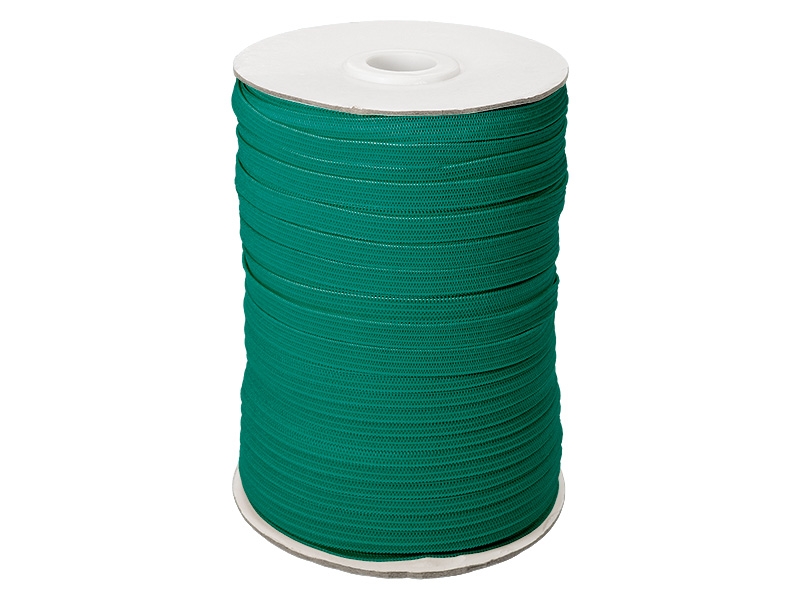 Flachgestricktes Gummiband 7 mm Polyester (906) marine