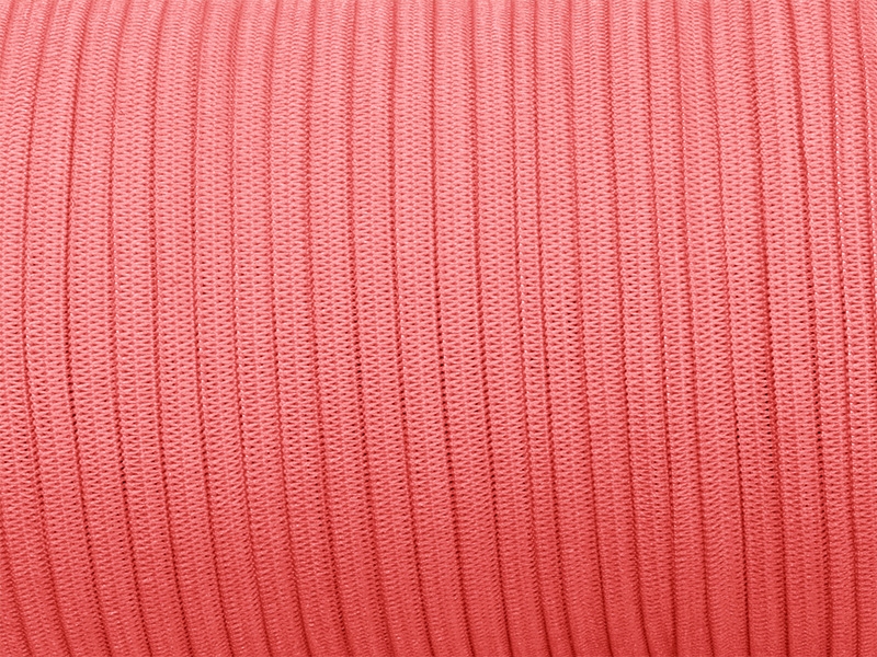 Flachgestricktes Gummiband 7 mm Polyester (513) rosa
