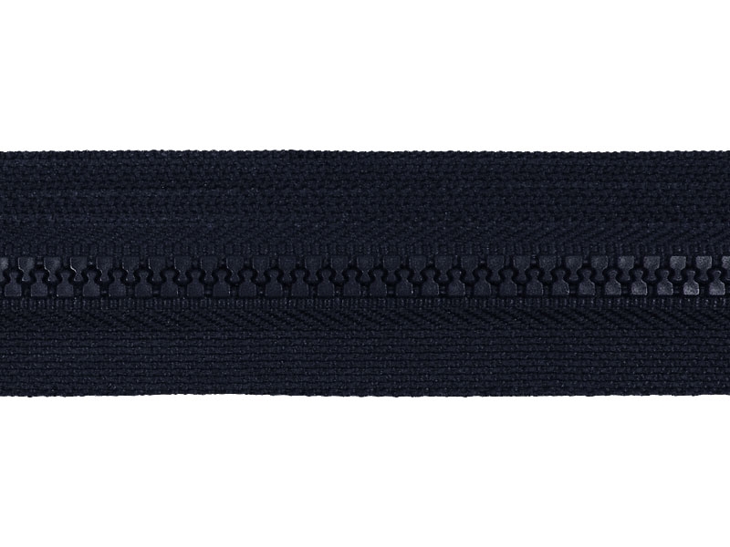 PLASTIC READY ZIPPER 5 OPEN  END TWO WAYS 65 cm (058) NAVY BLUE 50 PCS