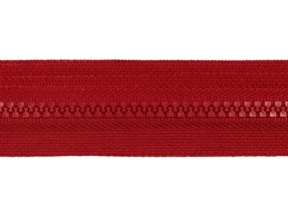 Zamek błyskawiczny kostkowy 5 rozdzielczy dwusuwakowy 70 cm auto lock (171) czerwony